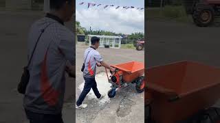 Amazing handcart moving with ganretortechnology handcartraftatech machine [upl. by Cohin356]