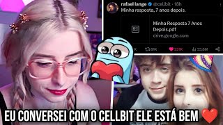 BAGI comenta sobre CELLBIT e seu RELATO e DIZ que ELE está BEM❤️❤️ [upl. by Jessamine]