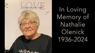 Funeral Service in Loving Memory of Nathalie Olenick [upl. by Zachary]