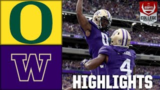 Oregon Ducks vs Washington Huskies  Full Game Highlights [upl. by Everick]