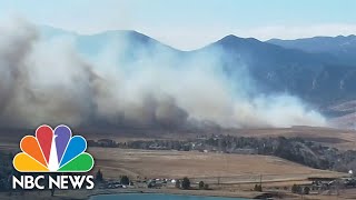 Wildfires Near Boulder Colorado Force Thousands To Evacuate [upl. by Ginni]