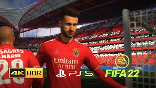 FIFA 22 PS5  BENFICA vs BRAGA  Estádio da Luz  4K60FPS HDR NEXTGEN GAMEPLAY [upl. by Htur855]