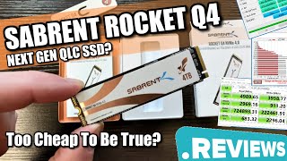 Sabrent Rocket Q4 PCIe NVMe SSD Review  Too Cheap To Be True [upl. by Avla]