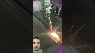 Automatic welding process of metal oval frame [upl. by Ecyar]