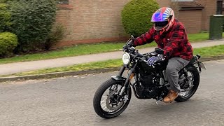 2021 Hanway Black Cafe 125cc Tour ColdStart amp RidePast [upl. by Jordan]