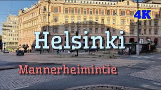 What to Expect on Mannerheimintie A Tour of Helsinkis Iconic Street in 4K helsinki helsinkicity [upl. by Anihpled627]