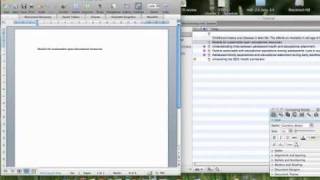 Tutorial 3 Importing citations and references into a Word document from a Sente library [upl. by Airotcivairam91]