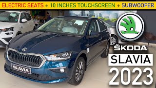 New Skoda SLAVIA 202324  Style MT  New Features  Onroad Price  Engine amp Transmission Options [upl. by Mcbride292]