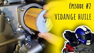 2 Vidange huile amp Filtre  Comet 650 GTR Hyosung [upl. by Kass]