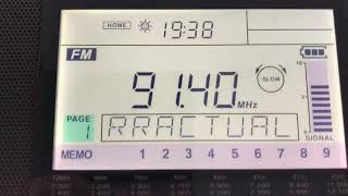 RRACTUAL  DrobetaTurnu Severin 🇷🇴  914 MHz received in Rânca GJ 🇷🇴 with RDS [upl. by Notniuqal]