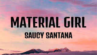 Saucy Santana  Material Gworl Material Girl Lyrics [upl. by Scutt]