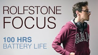 100 HOURS of BATTERY Rolfstone ANC Focus Headphones [upl. by Salba82]