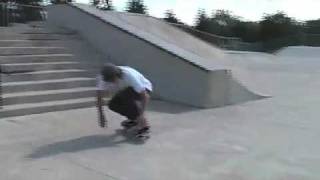 Deezle Double 360 flip 10 stair [upl. by Nelhsa]