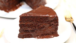 Super moist chocolate cake recipe [upl. by Budworth635]