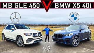 LUXURY FOES  2023 BMW X5 vs 2023 Mercedes GLE Comparison [upl. by Adnik29]