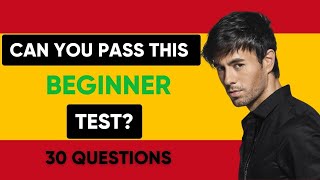 Test Your Spanish Level  A1 Spanish  Spanish Level Test [upl. by Odlaw]