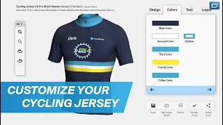 3D designer design your custom cycling jersey  owayo [upl. by Roselia]