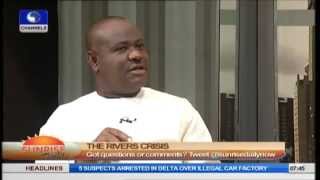 How My Disagreement With Governor Amaechi Began  Wike [upl. by Howzell]