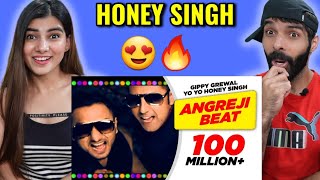 Angreji Beat  Gippy Grewal Feat Honey Singh Reaction honeysingh [upl. by Ennaehr]