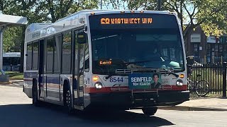 CTA 2023 Nova LFS Bus 8544 On Rt 68 Northwest Highway [upl. by Thar]