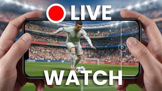 How To Watch Football Matches Live Mobile amp Computer  Full Guide [upl. by Aerdua531]