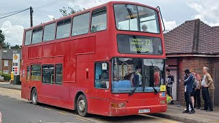 Ride on exMetroline Trident President  TP417 LK03 CFN  Lowish Floor Running Day 2024 [upl. by Egag667]