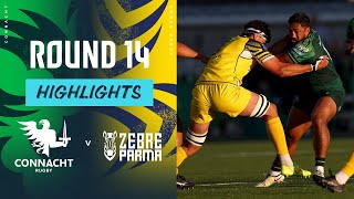 Connacht v Zebre Parma  Instant Highlights  Round 14  URC 202324 [upl. by Ocirrej]