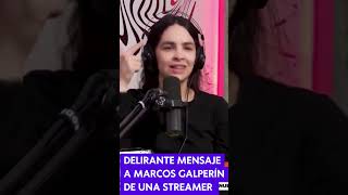 DELIRANTE MENSAJE A MARCOS GALPERIN DE AGOSTINA PALAZZOLO [upl. by Atiek974]