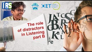 The role of distractors in Listening part B [upl. by Ardiekal]