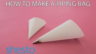 How to make a Piping bag [upl. by Hcone280]