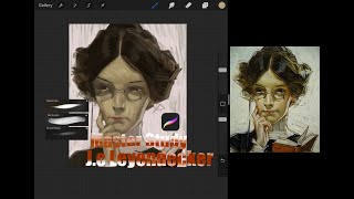 JC Leyendecker  Portrait Master Study in Procreate  Art Tutorialquot [upl. by Aratehs]