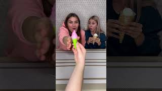 Choose blue ice cream challenge 😂 Why didnt she get gummy dessert 🙄 shorts Best video by Hmelkofm [upl. by Gail]