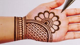 Latest Easy Mehndi design for hands Beautiful Mehndi designs Simple Mehandi design Henna design [upl. by Sunny]