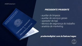 Vagas de emprego para atendente operador de loja e babá [upl. by Usanis]