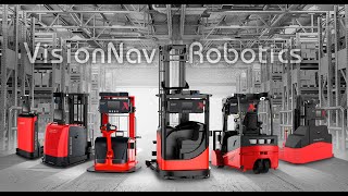 VisionNav Robotics Driverless Autonomous Forklift Truck AGVAMR for Internal Logistics [upl. by Whitehouse]