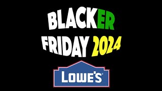 Lowes Black Friday 2024 Sale amp Ad  Whats Coming amp When [upl. by Kcub]