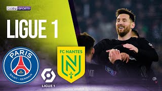 PSG vs Nantes  LIGUE 1 HIGHLIGHTS  11202021  beIN SPORTS USA [upl. by Nimrahc]