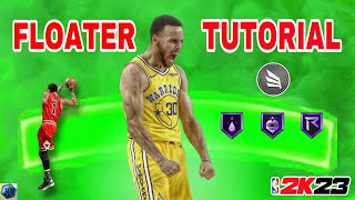 How to use a FLOATER to score in NBA 2K23 [upl. by Attennot]