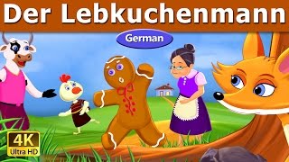 Der Lebkuchenmann  Gingerbread Man in German  Märchen  GermanFairyTales [upl. by Linnette]