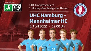 UHC Live  UHC vs MHC  1 Herren Hockey Bundesliga  02042022  1200 h [upl. by Daegal189]