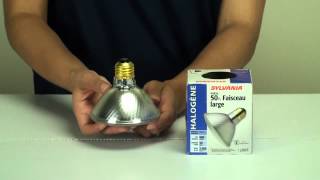 BulbAmericacom Reviews the Osram Sylvania 50w 120v PAR30 FL40 halogen light bulb [upl. by Shermie]