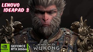 Black Myth Wukong benchmark  lenovo IdeaPad Gaming 3 RTX 3050m [upl. by Helse519]