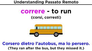 Past Absolute Tense in Italian Passato Remoto [upl. by Asiel]