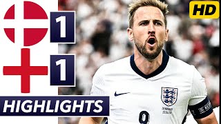 Denmark vs England 11 HIGHLIGHTS amp GOALS  UEFA EURO 2024 [upl. by Eniliuqcaj335]