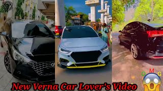 Hyundai Verna modified♥️ fully Ambient Light 🔥 Light Spoiler😮 Hyundai Verna modify  2022 Verna [upl. by Hailed]