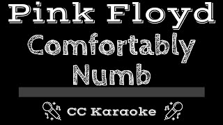 Pink Floyd • Comfortably Numb CC Karaoke Instrumental Lyrics [upl. by Cordie]