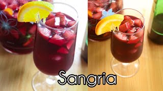 Sangria Recipe  Easy Authentic Red Sangria  Christmas Special  TreatTasteTempt [upl. by Ham209]