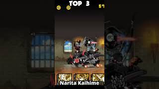 Top Units Sengoku Wargods Vajiras The Battle Cats にゃんこ大戦争 [upl. by Decamp]