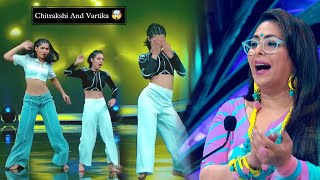 Chitrakshi New Performance in Indias best dancer season 4  Vartika jha and chitrakshi dance video [upl. by Drolyag]