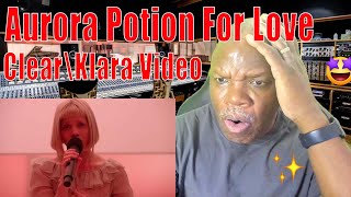 AURORA reaction💝Potion For Love💪Clear\Klar Video Live Vevo Studio Performance aurora [upl. by Anilehs]